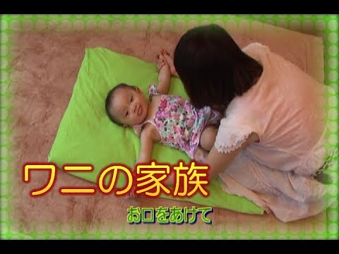 0歳児 ふれあい遊び ワニの家族 こどもっと 子育て 保育のための手遊び 体操共有サイト