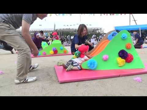 親子競技 虫君たちの大冒険 １歳児 最後はお花から蜜をゲット こどもっと 子育て 保育のための手遊び 体操共有サイト